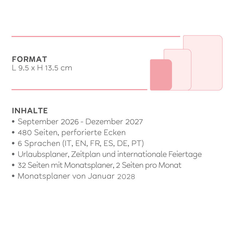 Tagesplaner 2026/2027 für 16 Monate - Botanic Garden - Small Tagesplaner 2026/2027 für 16 Monate - Botanic Garden - Small