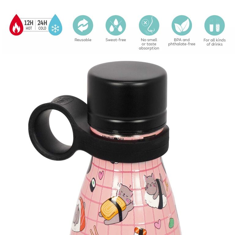 500 ml Vacuum Bottle - Sushi Cat - Hot & Cold