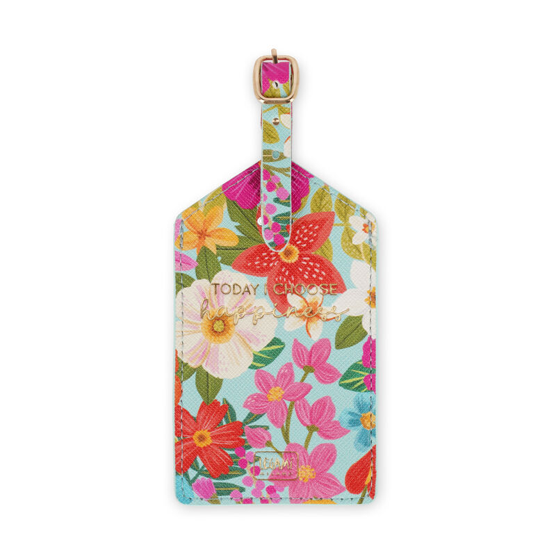 Luggage Tag HAPPY FLOWERS