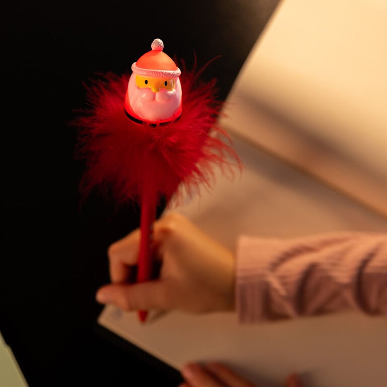 Leuchtender Kugelschreiber - Santa Claus - Writing is Magic Leuchtender Kugelschreiber - Santa Claus - Writing is Magic