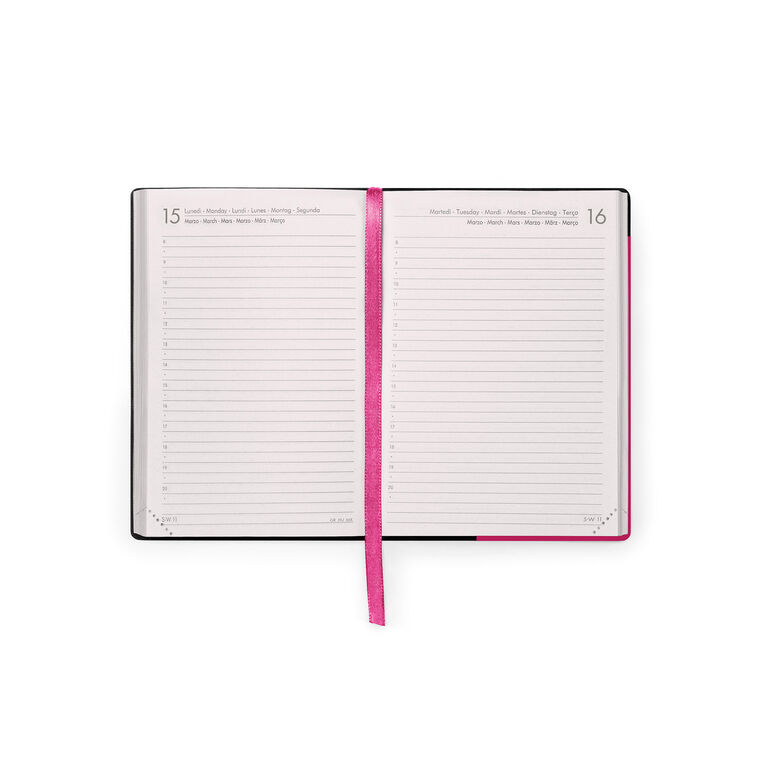 16-Month Small Daily Diary for 2026/2027 - Raspberry Jam