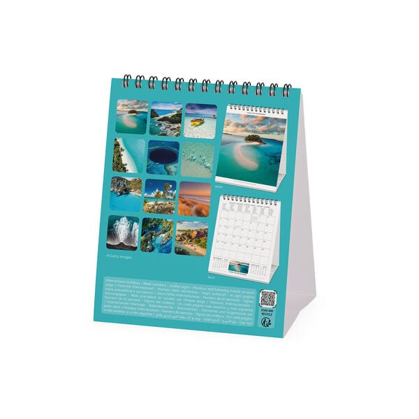 Calendario da Tavolo 2027 - 12 x 14,5 cm - Vitamin Sea