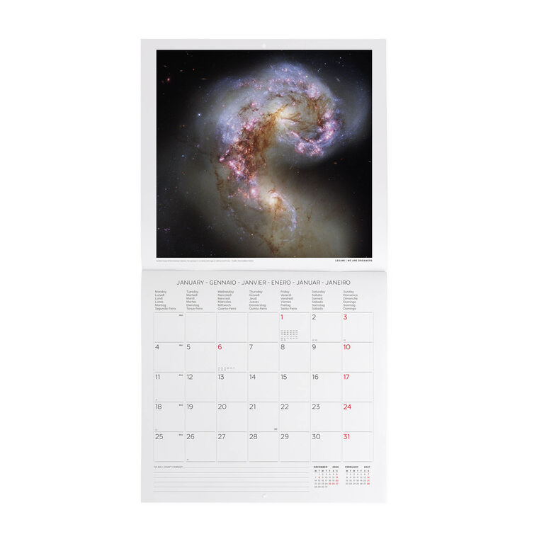 Calendario da Parete 2027 - 30 x 29 cm - Beyond Infinity Calendario da Parete 2027 - 30 x 29 cm - Beyond Infinity
