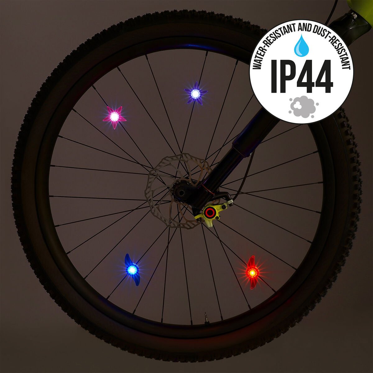 Set of 2 Bicycle Spoke Lights - Ride & Shine, , zoo