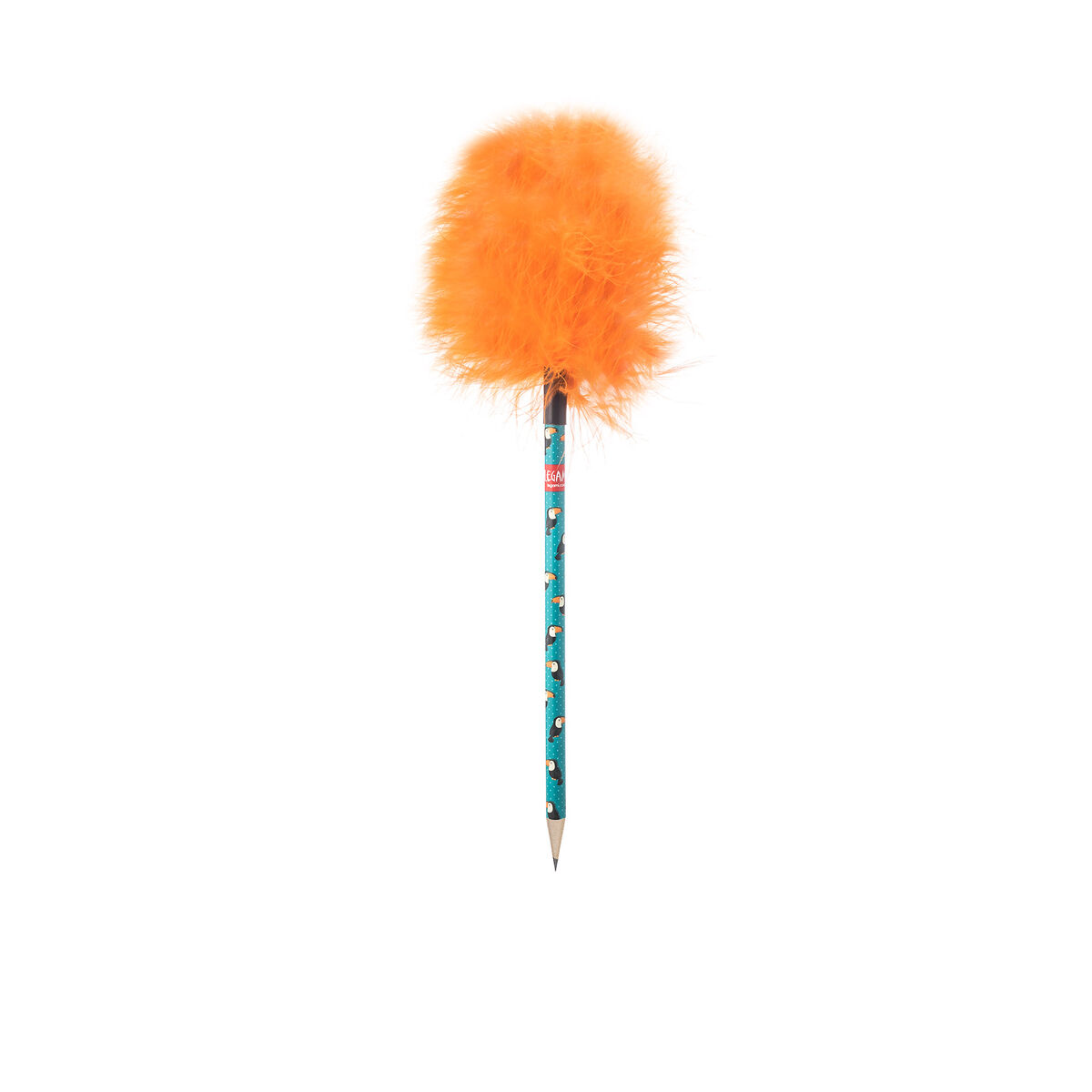 Fluffy Pencil With Feathers, , zoo