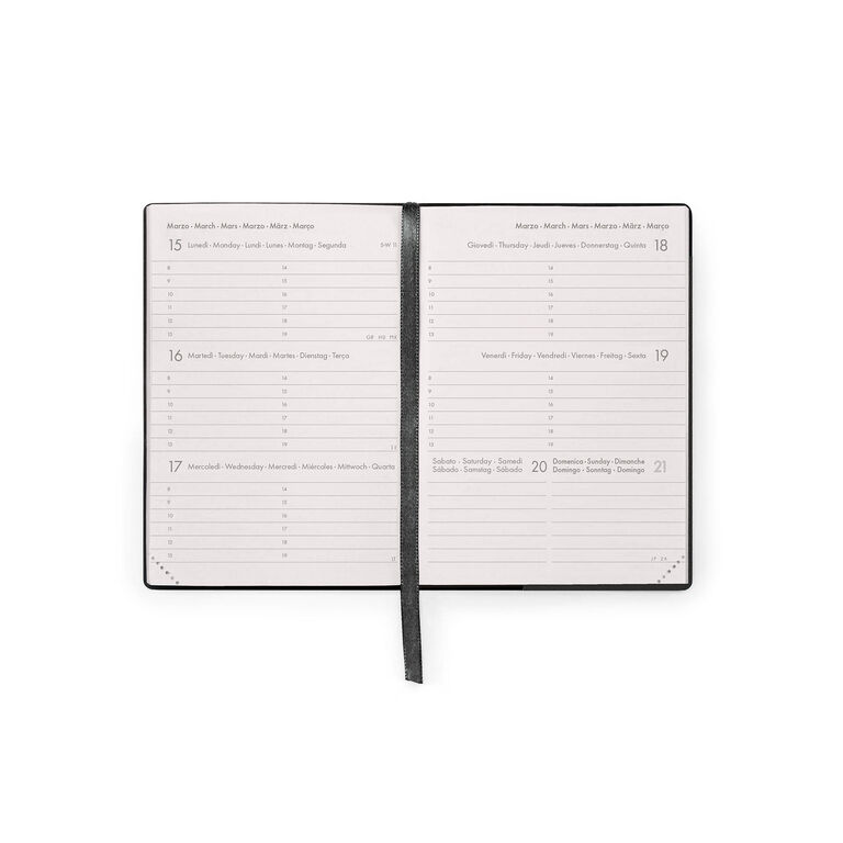 Terminplaner für 12 Monate Wochenübersicht Small 2027 - Black Suit Terminplaner für 12 Monate Wochenübersicht Small 2027 - Black Suit