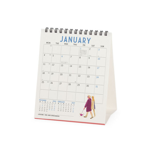 Calendario da Tavolo 2027 - 12 x 14,5 cm - Italy