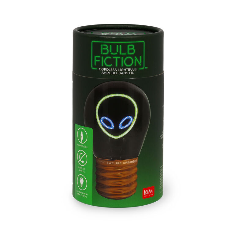 Lampe Alien 3D En Résine - Sculpture Décorative LED Rechargeable, Veilleuse Ambiance, Pour Chambre Ou Bureau
