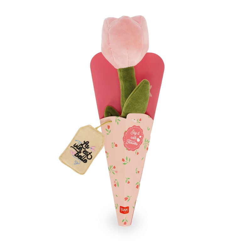 Tulip Plush Bouquet - Say it with Flowers