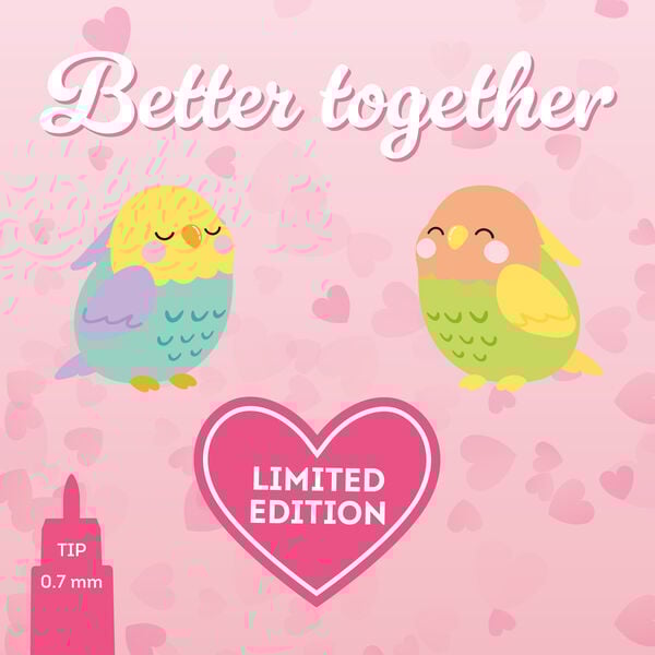 Set di 2 Penne Gel Cancellabili - Better Together - Erasable Pen Set di 2 Penne Gel Cancellabili - Better Together - Erasable Pen