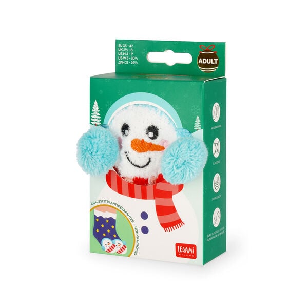 Calzini Antiscivolo di Natale Adulto Snowmen - It's a Match!
