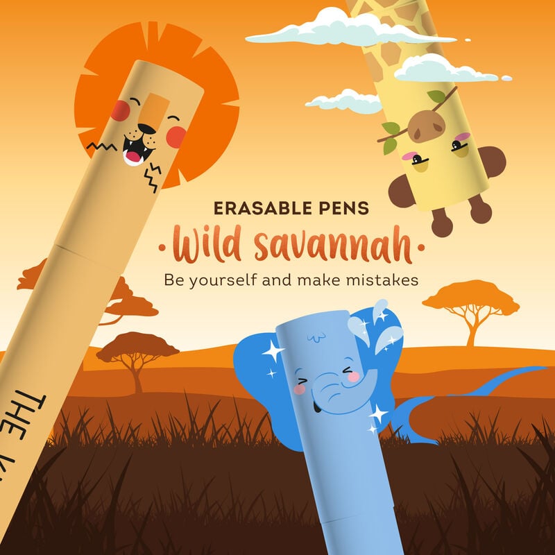 Bolígrafo de Gel Borrable - Erasable Pen, , zoo