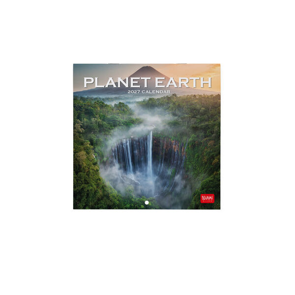 Calendario da Parete 2027 - 18 x 18 cm - Planet Earth