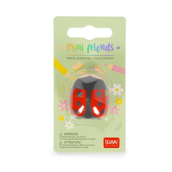 Pencil Sharpener - Mini Friends - Ladybug Pencil Sharpener - Mini Friends - Ladybug