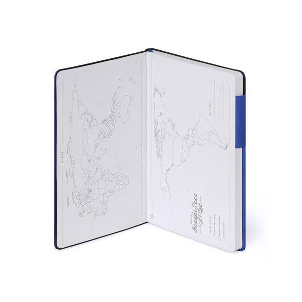 Dotted Notebook with Monochrome Soft Cover - Eclectic Blue - My Notebook