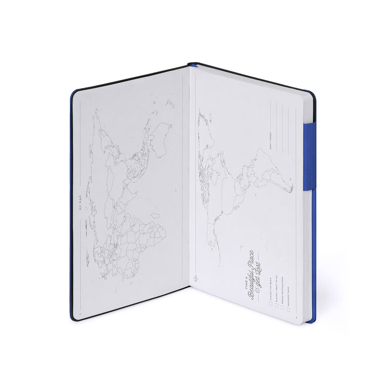 Dotted Notebook with Monochrome Soft Cover - Eclectic Blue - My Notebook Dotted Notebook with Monochrome Soft Cover - Eclectic Blue - My Notebook
