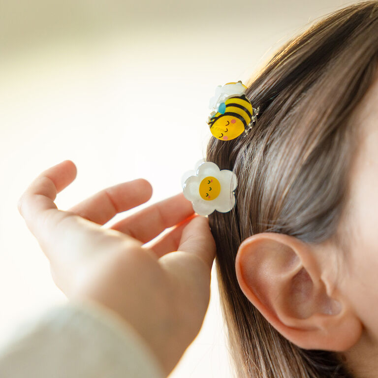 Set aus 4 Mini-Haarclips Bee - Clip me up!