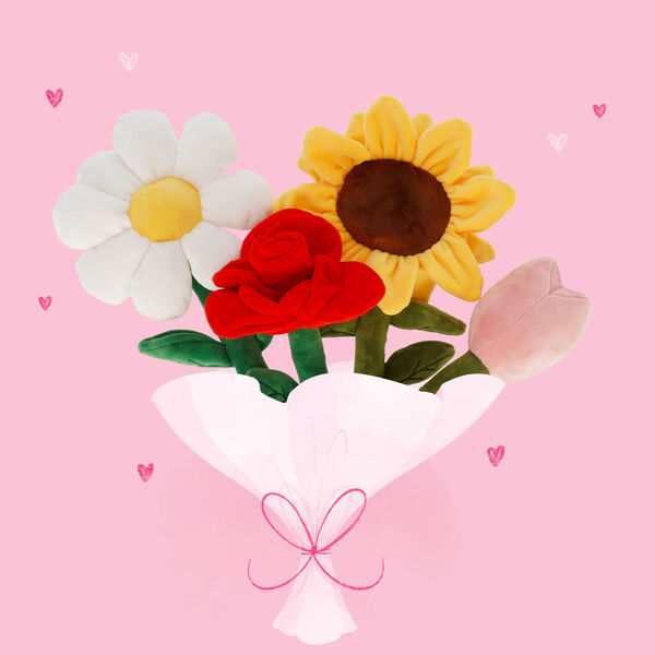 Tulip Plush Bouquet - Say it with Flowers