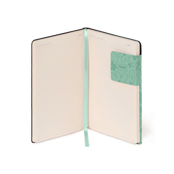 Lined Notebook with Monochrome Soft Cover - Botanic Garden - My Notebook