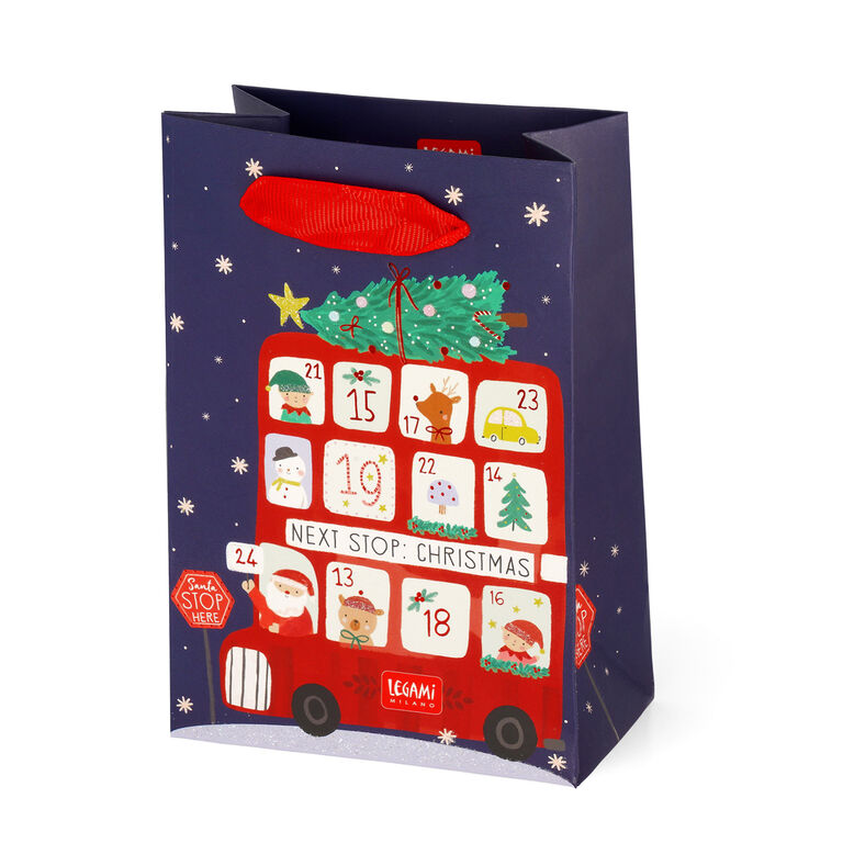 Sacchetto Regalo Christmas Bus - Small