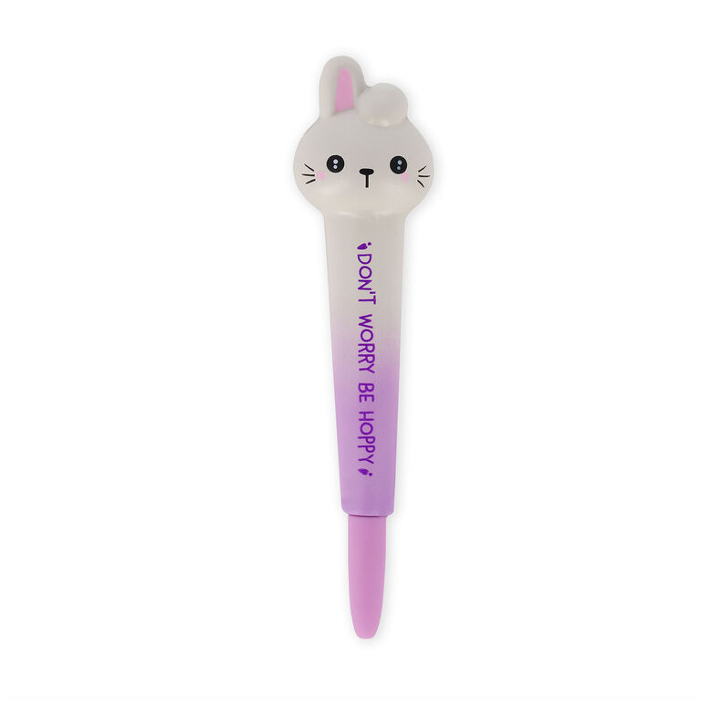 Stylo à Encre Gel Antistress Bunny « Don't Worry Be Hoppy » - Squeezies
