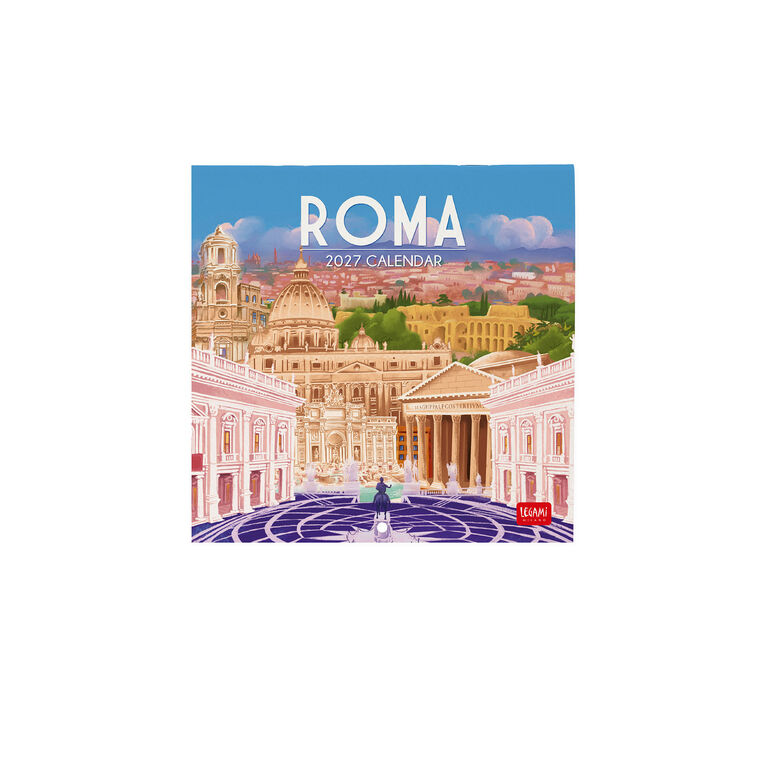 Calendario da Parete 2027 - 18 x 18 cm - Rome Calendario da Parete 2027 - 18 x 18 cm - Rome