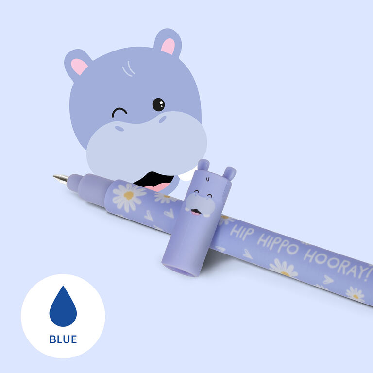 Stylo à Encre Gel Effaçable Hippo « Hip Hippo Hooray! » - Erasable Pen Stylo à Encre Gel Effaçable Hippo « Hip Hippo Hooray! » - Erasable Pen