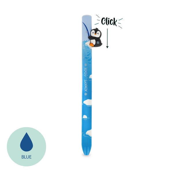 Retractable Ballpoint Penguin "Always Cool"- Free Hugs Retractable Ballpoint Penguin "Always Cool"- Free Hugs