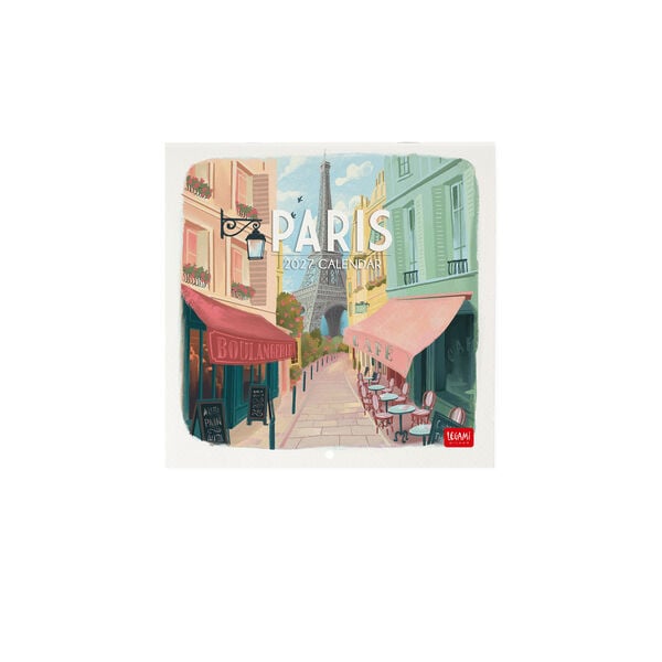 Calendario da Parete 2027 - 18 x 18 cm - Paris