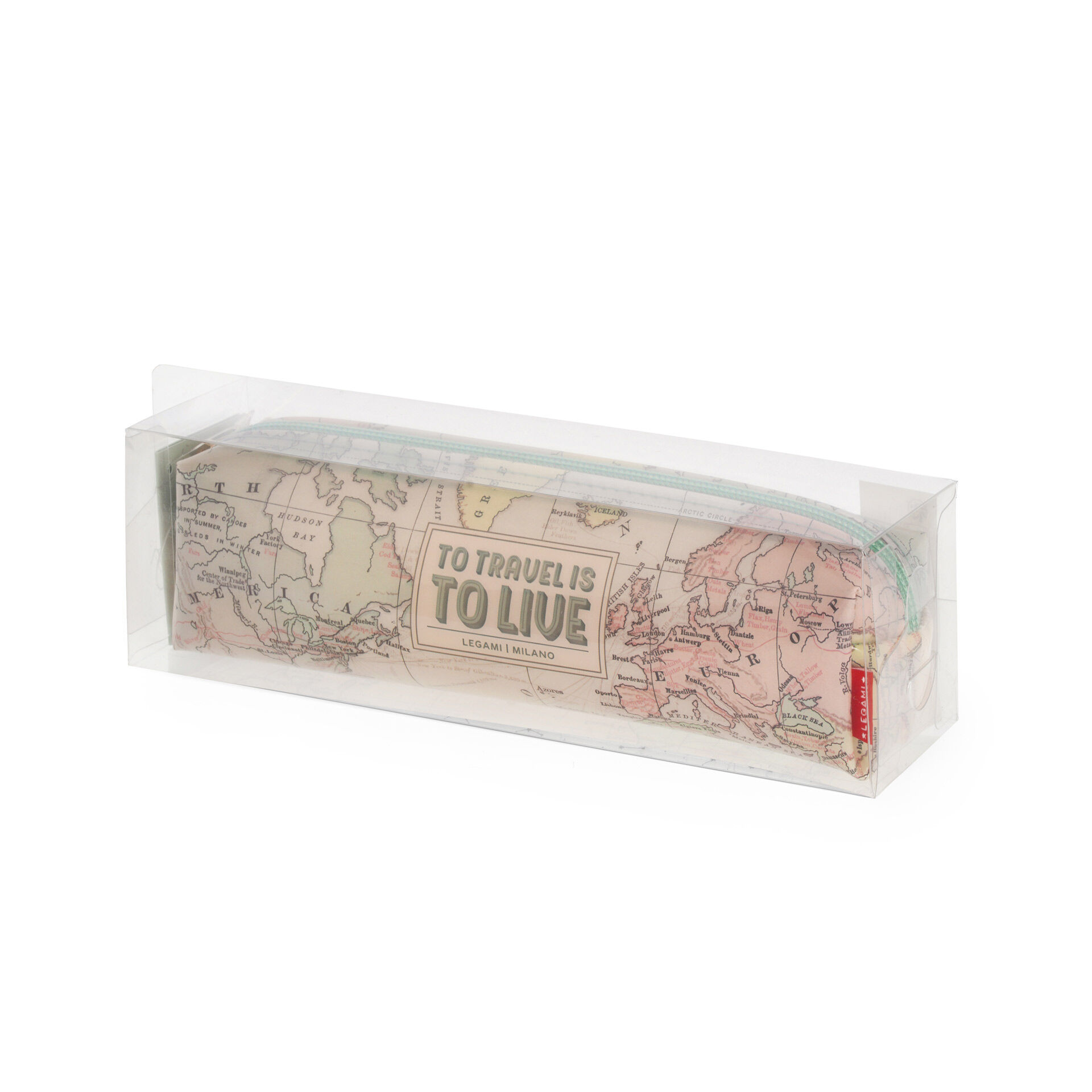 Just Stationery Federmäppchen Transparent – 33 Cm, Mit Reißverschluss