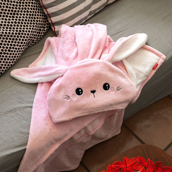 Bunny Hooded Blanket - Cosy Hugs