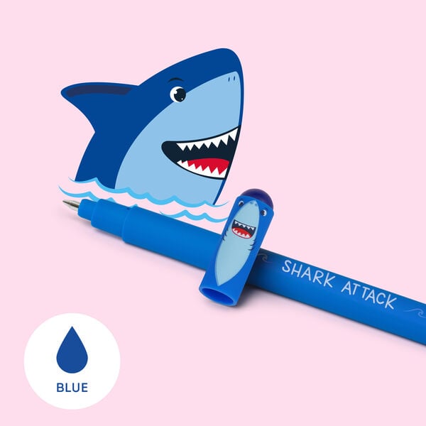 Löschbarer Gelstift Shark âShark Attackâ - Erasable Pen Löschbarer Gelstift Shark âShark Attackâ - Erasable Pen