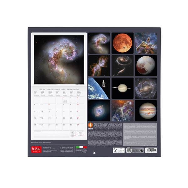Calendario da Parete 2027 - 30 x 29 cm - Beyond Infinity