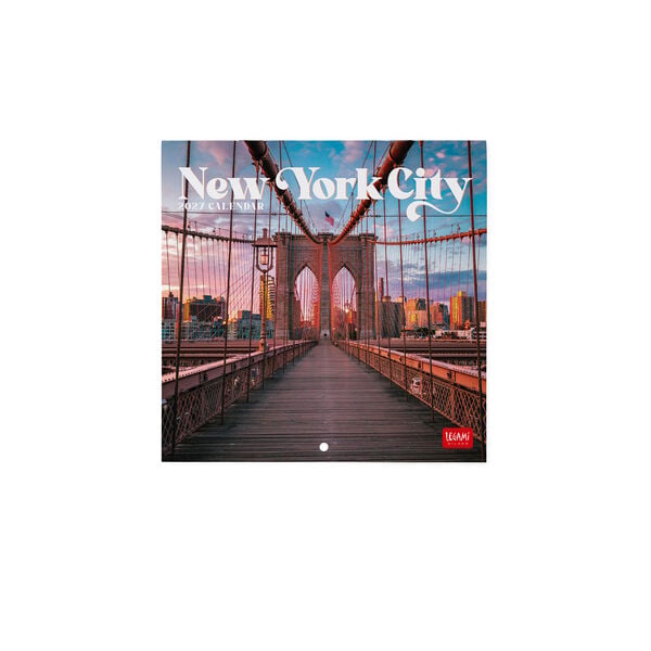 Calendario da Parete 2027 - 18 x 18 cm - New York