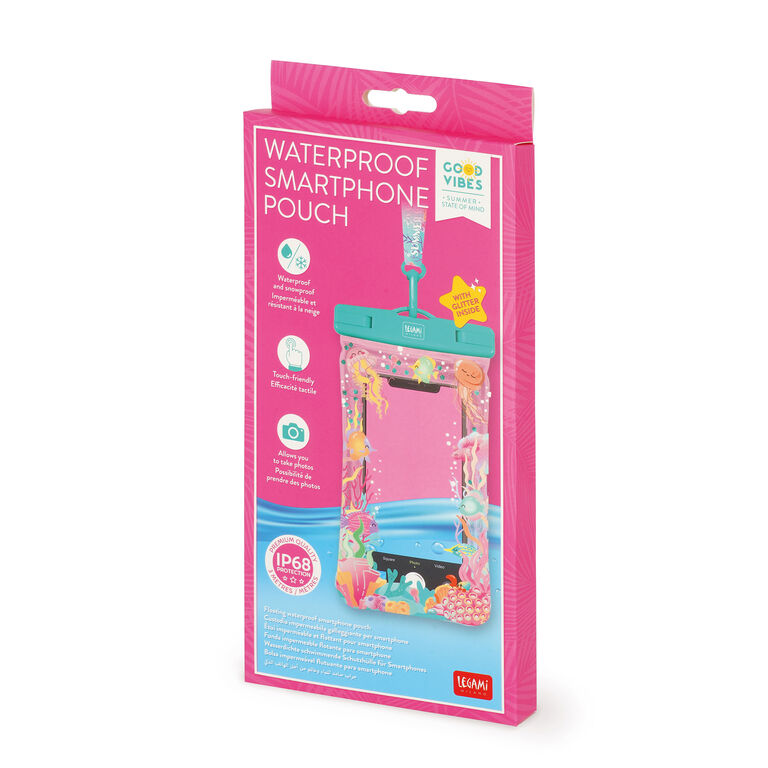 Custodia Impermeabile Galleggiante per Smartphone Summer is Magic Custodia Impermeabile Galleggiante per Smartphone Summer is Magic