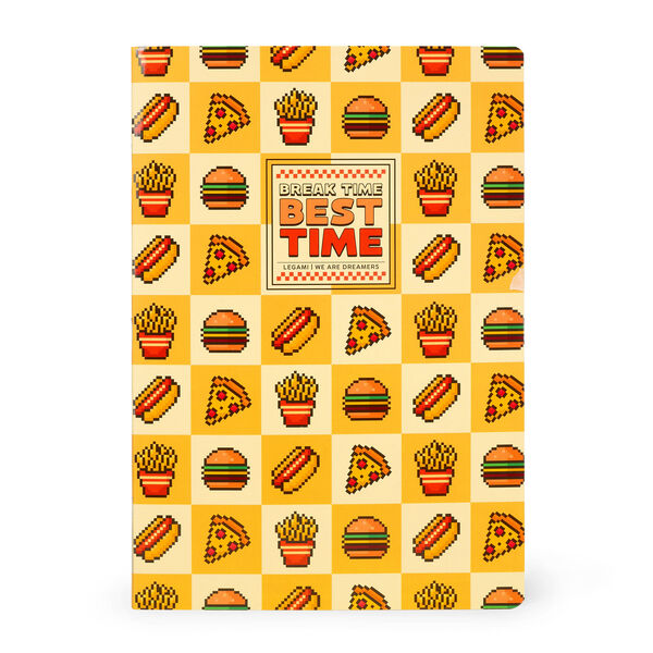 A4-Heft liniert - Food Pixel A4-Heft liniert - Food Pixel