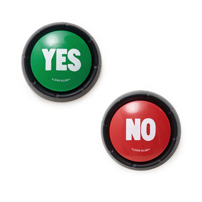 YES & NO - Set of Two Sound Buttons