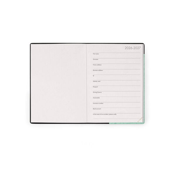 Agenda Semanal 2026/2027 16 Meses - Botanic Garden - Small Con Libreta