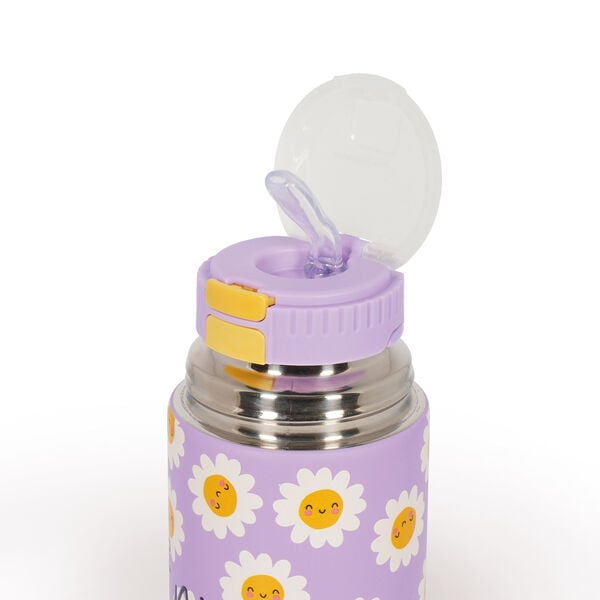 Vacuum Bottle with Cup - Hot & Cold - Daisy Vacuum Bottle with Cup - Hot & Cold - Daisy