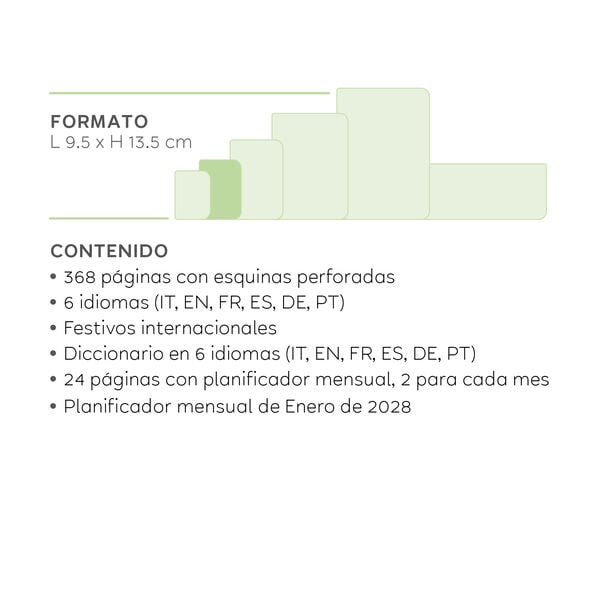 Agenda de 12 Meses Diaria Small 2027 - Cosmic Lilac