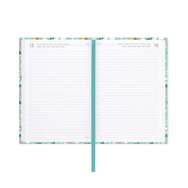 Agenda Diaria Fotográfica 2026/2027 16 Meses - Bee - Medium