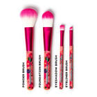 Set Of 4 Makeup Brushes - Oh My Glow!, , zoo