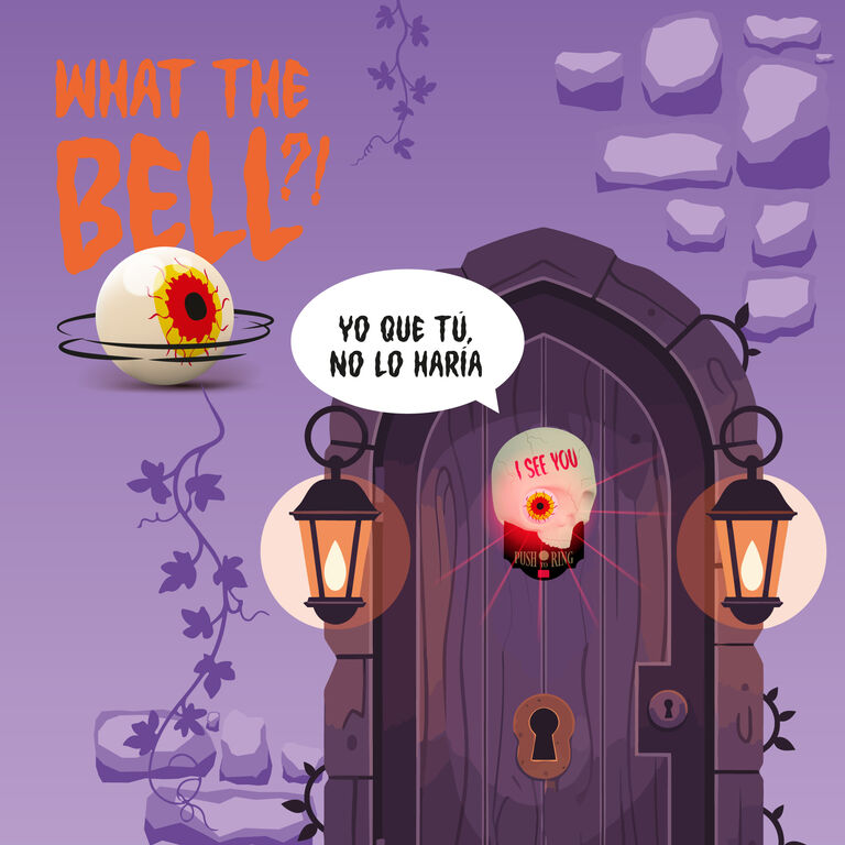 Timbre para Puerta con Efecto Susto - What The Bell! Timbre para Puerta con Efecto Susto - What The Bell!
