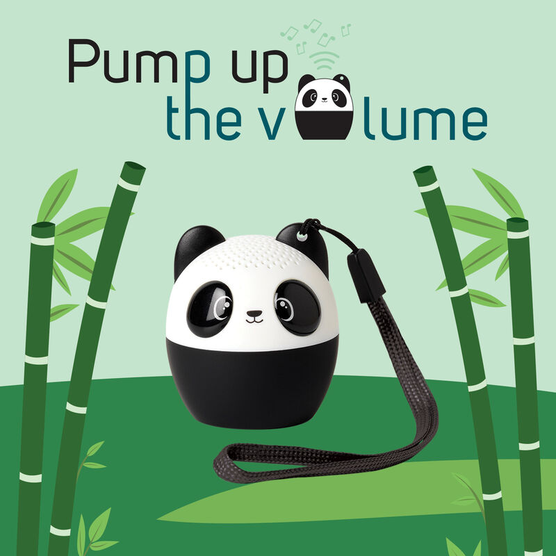 Legami Mini Speaker Panda - Wireless & Hands-Free - Pump up the