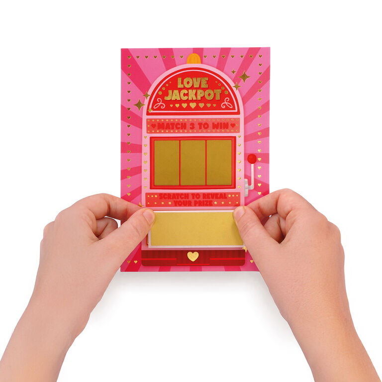 Biglietto d'Auguri Gratta e Scopri - Love Jackpot Biglietto d'Auguri Gratta e Scopri - Love Jackpot