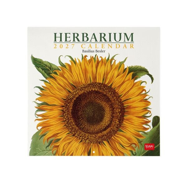 Calendario da Parete 2027 - 30 x 29 cm - Herbarium