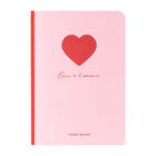Lined Notebook with Heart A6, , zoo