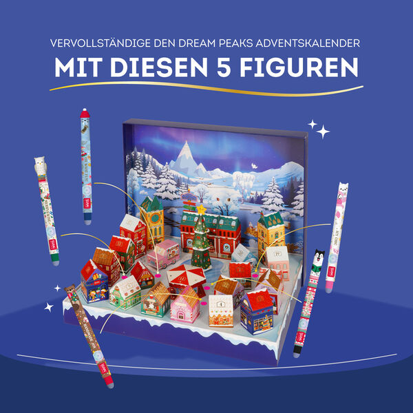 Set aus 5 Mini Erasable Pens – Dream Peaks