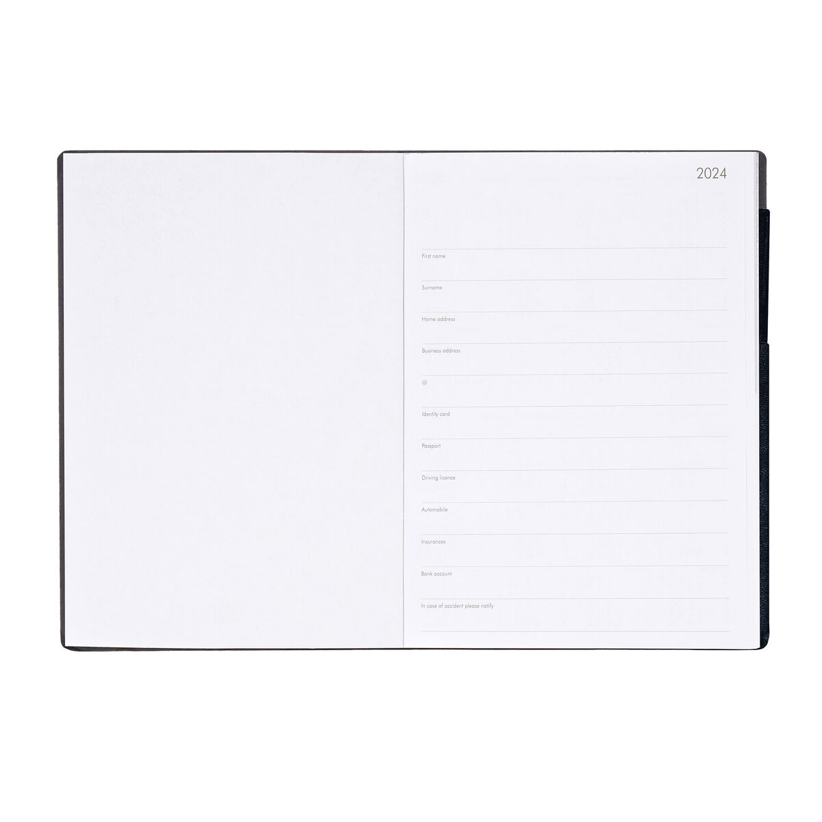 Legami Terminkalender Wochen- Und Tageskalend. Large - 2024 - Large Weekly  And Daily - Black