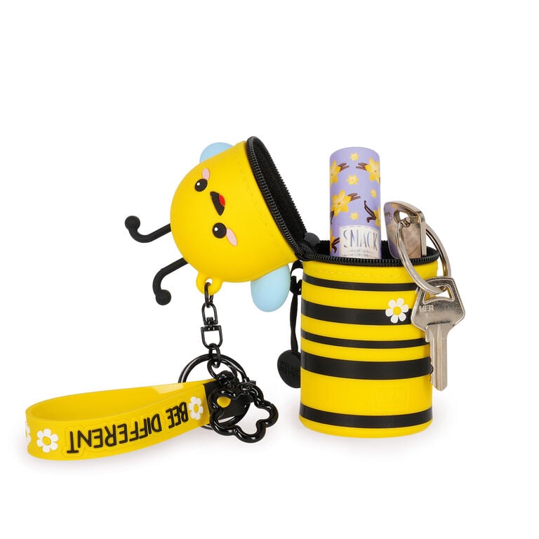 Münztasche mit Schlüsselanhänger Bee - Mini Kawaii Münztasche mit Schlüsselanhänger Bee - Mini Kawaii